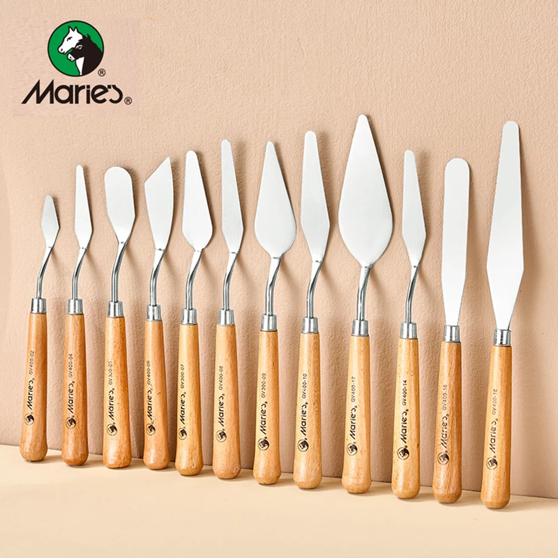 

Marie's Oil Paint Palette Knife Mini Spatula for Cake Painting Baking Clay Sculpting Art Craft Design Tools