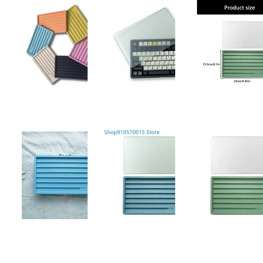 B95C 3 Layer Stackable Keycap Storage Case Dustproof Holder Keycap Storage Box Arrangement Keyboards Maintenance
