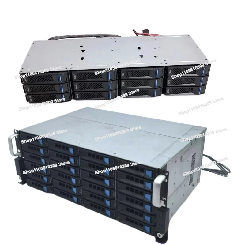 12 24-drive 3.5-inch Hard Disk Cage Hot-swappable NAS Flying Bull 12Gb Extended Storage SAS/SATA