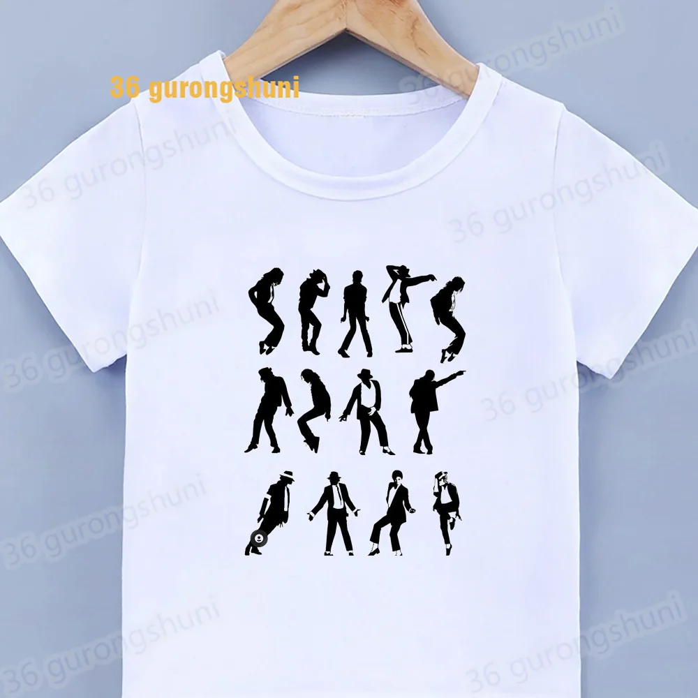 T Shirt Boys Shirts children Short Sleeve Kids Tshirt michael jackson T-shirts women men tops baby clothing summer Girl Clothes