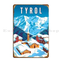 Tyrol Metal Sign Plaques Wall Decor Design Customize Cinema Garage Tin Sign Poster