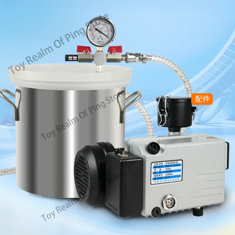 Vacuum defoaming tank tank industrial drop silicone defoaming vacuum pump mold turning machine epoxy resin test equipment