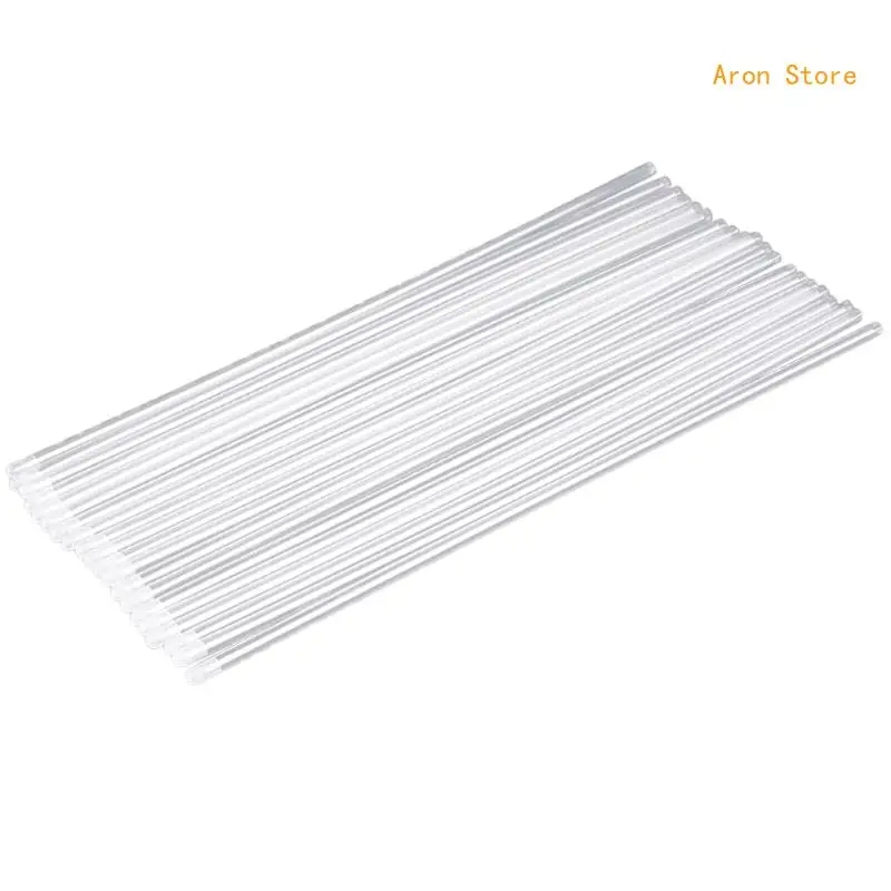 Artificial Insemination Rods Set 17.7'' Disposable Breeding Catheter Tube for Farm Animal Cows Cattles Pack of 60PCS H3CF