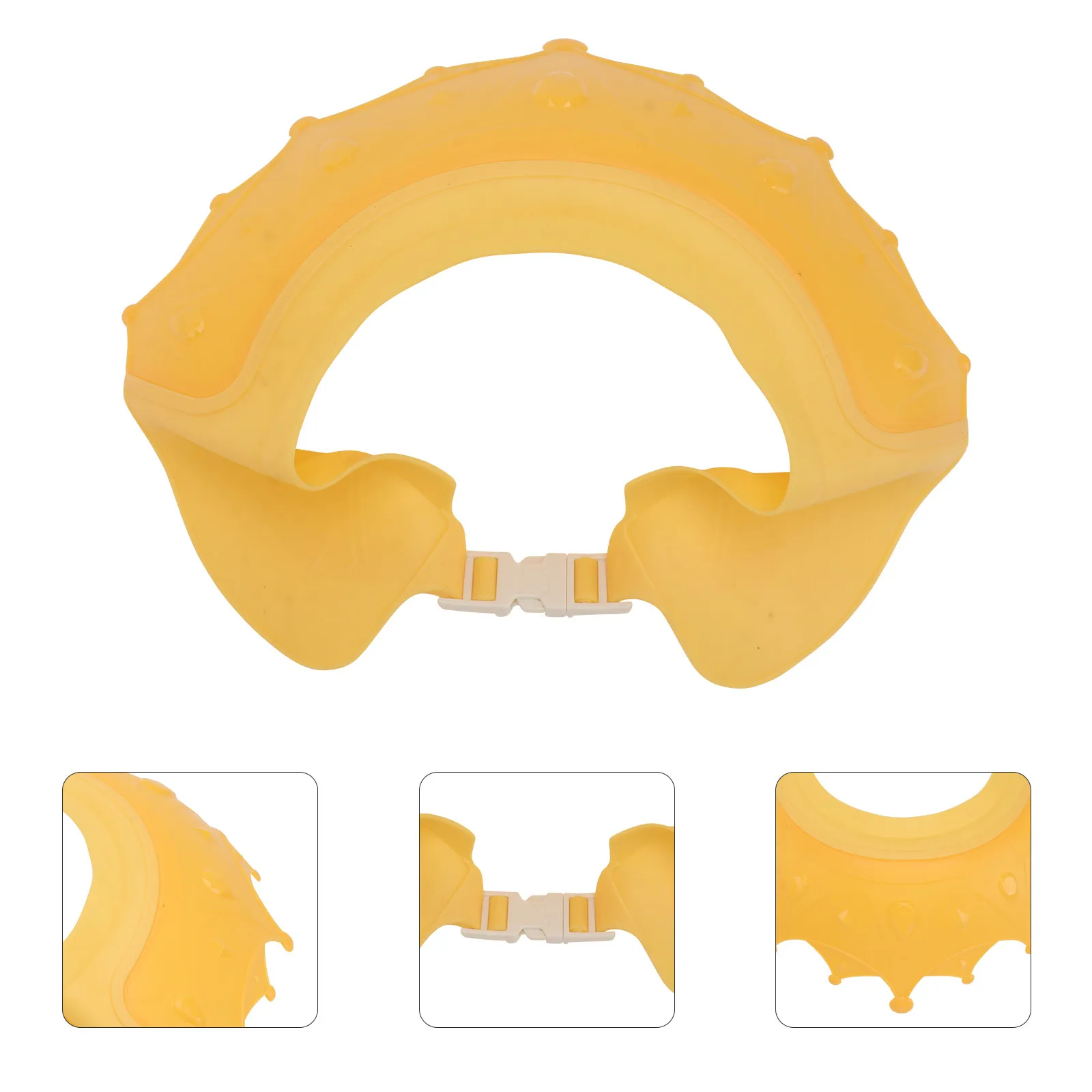 

2Pcs Baby Bath Caps Premium Silicone Waterproof Shampoo Hat for Hair Washing Ear Protection Bath Time Fun Cartoon Shape Kids