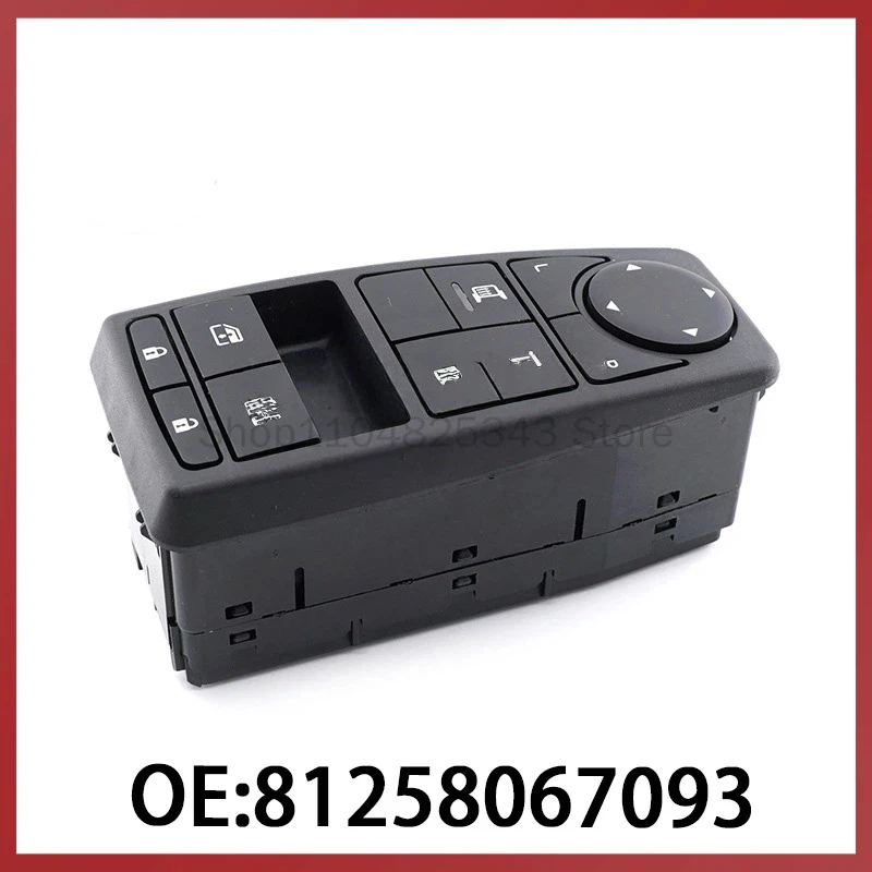 

81258067093 Suitable for MAN Truck Glass Lifter Control Switch Power Window Adjustment Master Switch
