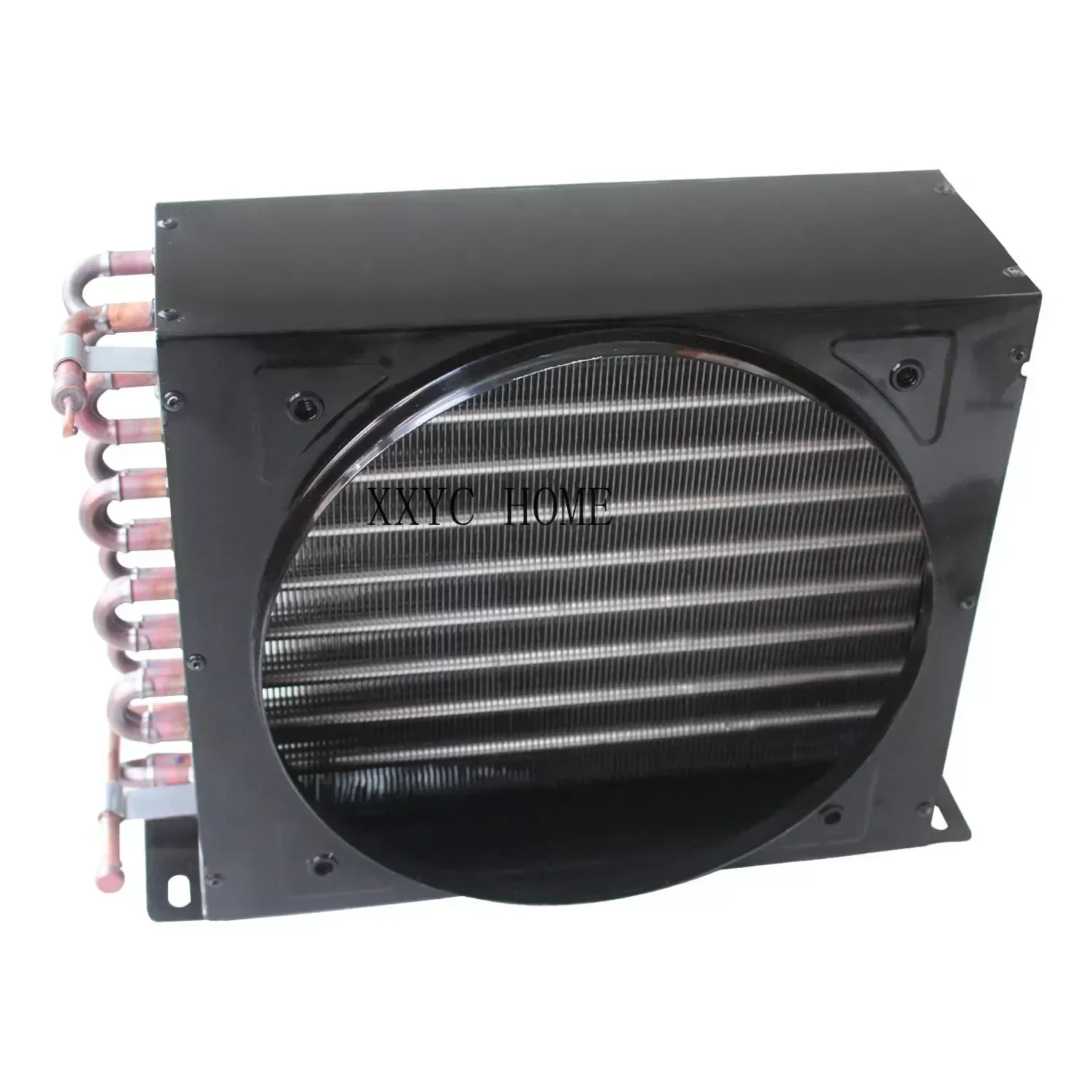 fin tube radiators fin heat exchangers air conditioner condenser aluminum fin condenser coil for refrigerator freezer copper