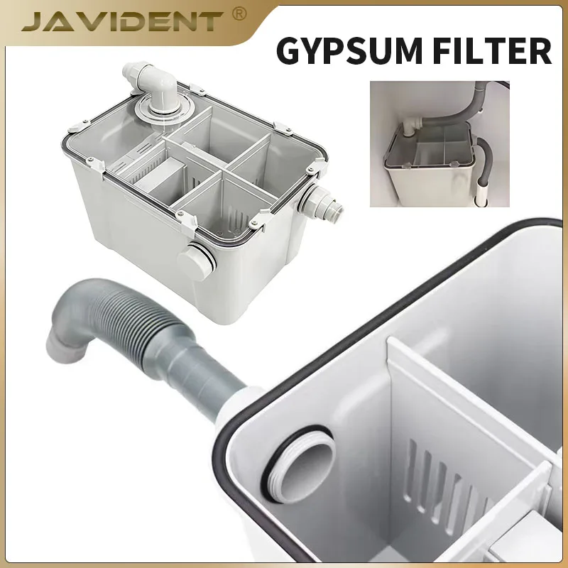 Gypsum Filter Dental Lab Dental Clinic Stone Plaster Powder Trap Sedimentat Tank Dentist Cleaning Table Dentistry Equipment