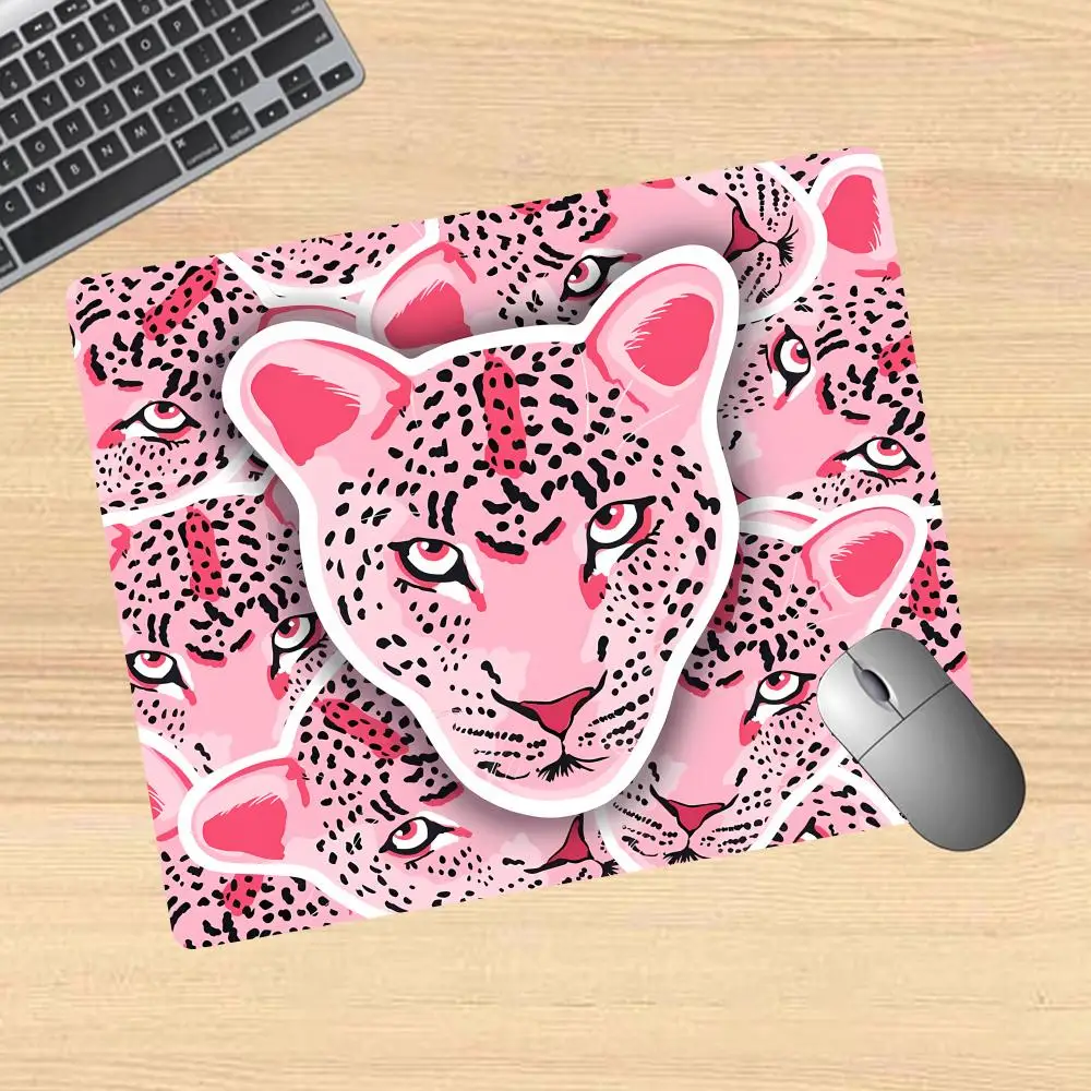 

Beautiful High-end Leopard Mouse Pad For Small Size Gaming Mouse Pad Gamer Company Keyboard Mouse Mats Carpet Computer Desk Mats