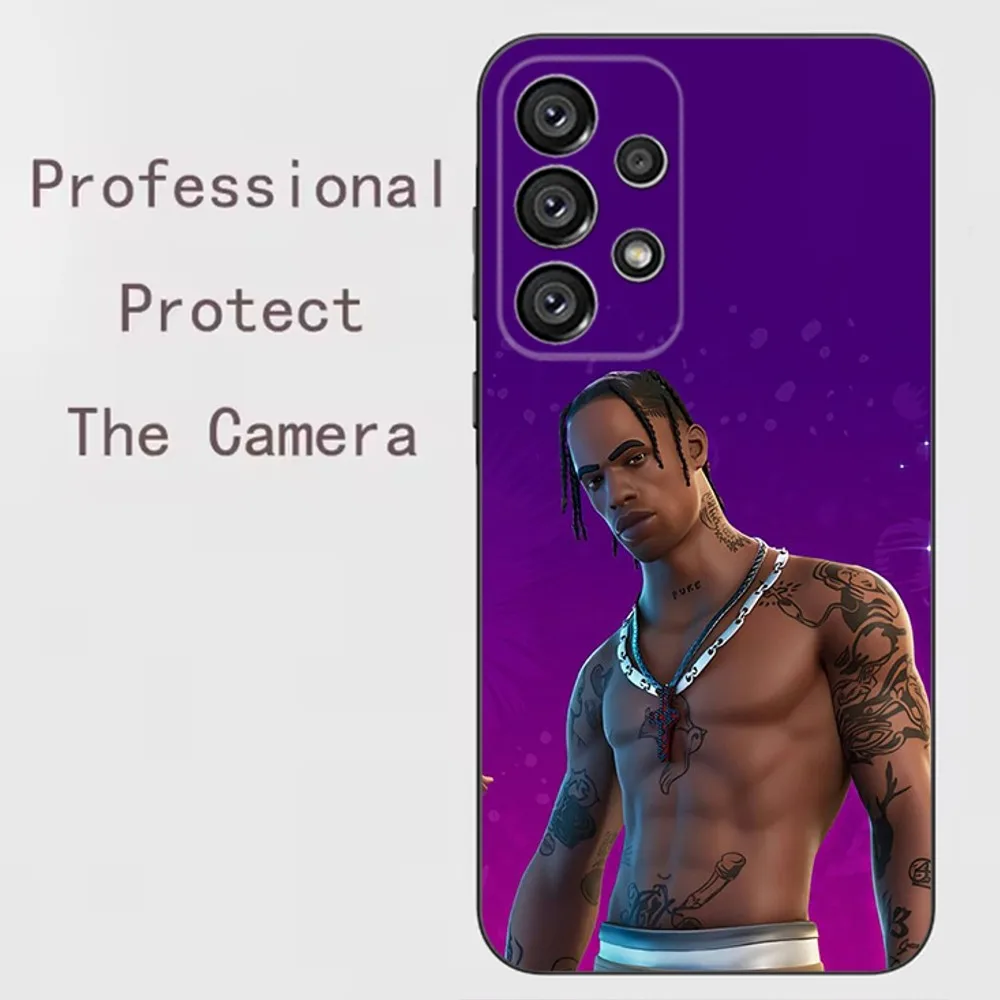 حافظة هاتف F-Fortnite رائعة لهاتف سامسونج جالاكسي A91,A80,A73,A72,A71,A53A52,A32,A31A22,A21s,A20, غطاء أسود #5