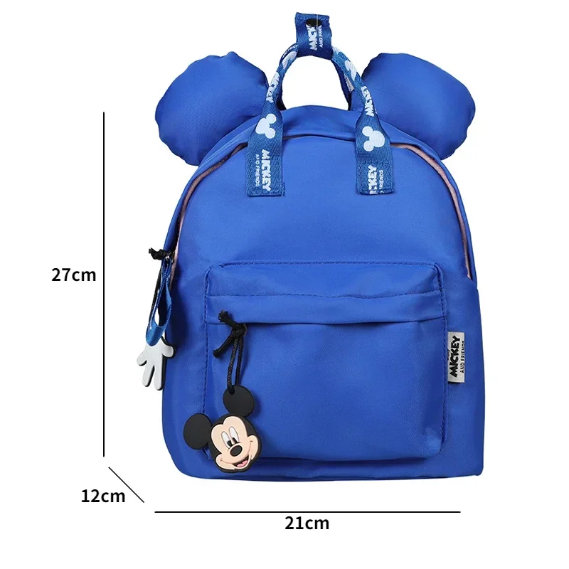 Disney Children\'s Backpacks Anime Cartoon Mickey Mouse Backpack Kindergarten Fashion Style Waterproof Wear Resistant Backpacks