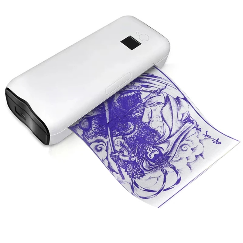 A4 Portable Tattoo Printer Stencil Printer Thermal Copier Machine Wireless Battery Transfer Printer Tattoo