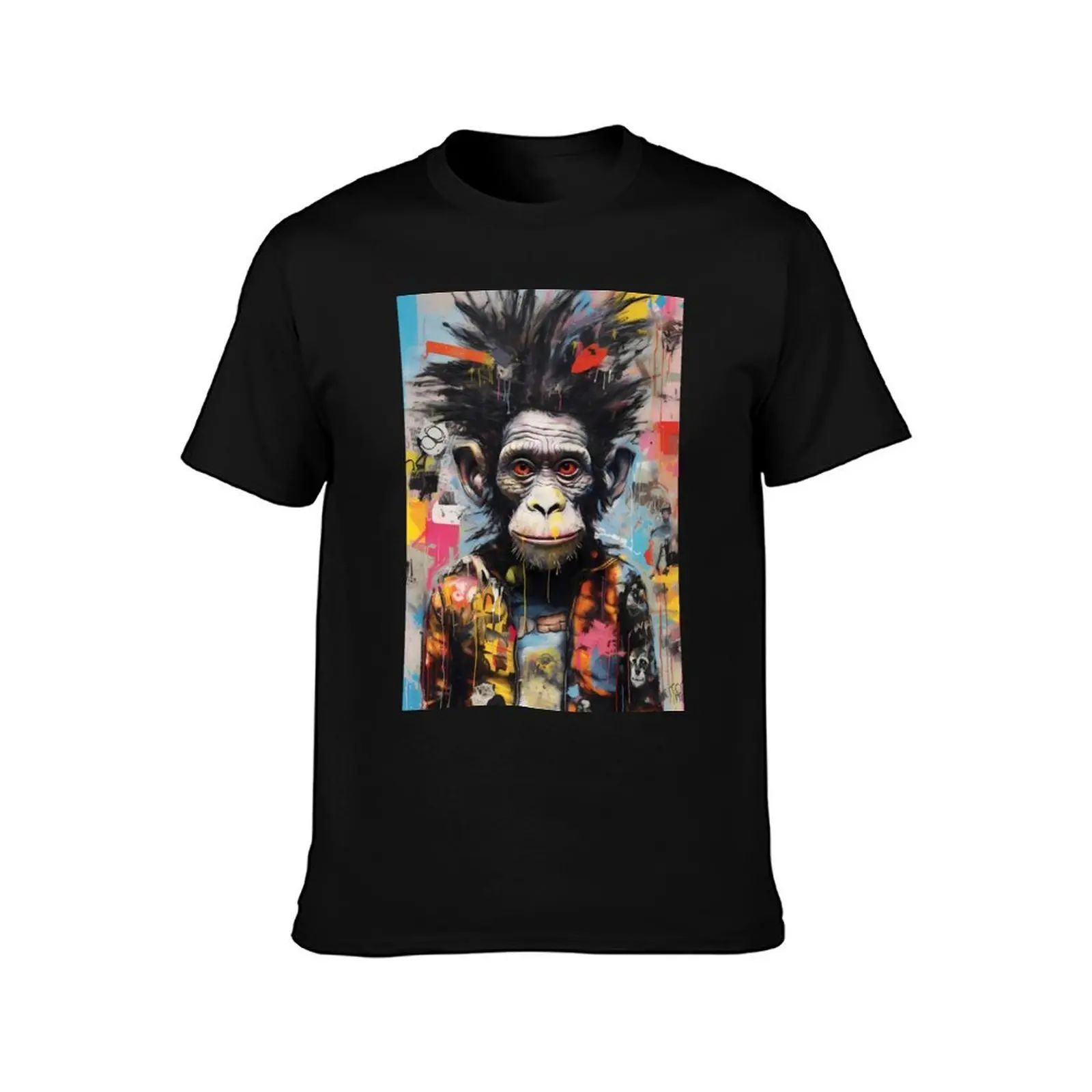 Bold Monkey Art: Fierce Primate Jacket. T-Shirt Summer Holiday Casual Tee