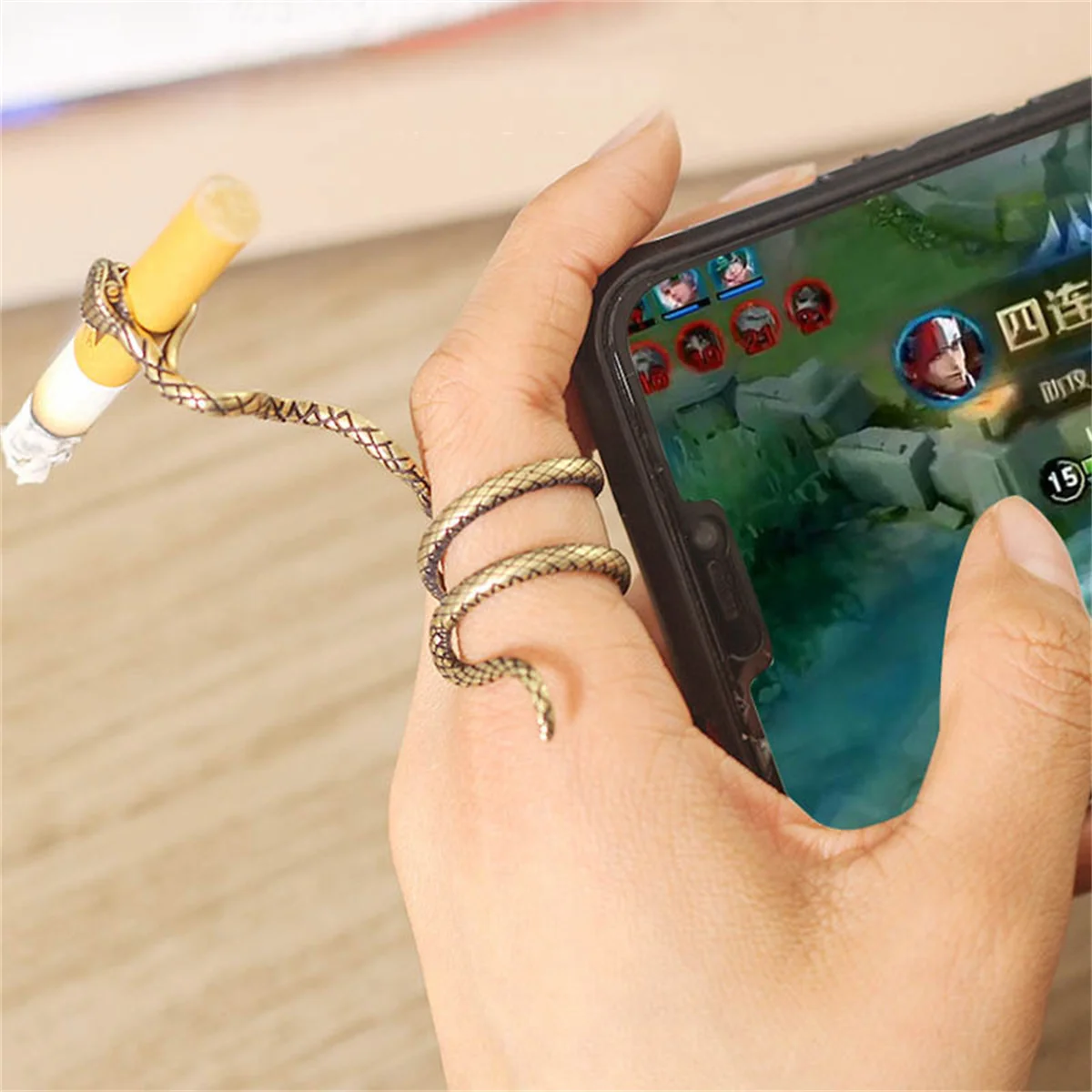 حار بيع الإبداعية حامل السجائر حلقة حامل السجائر قوس حامل السجائر حلقة Xianglong الرجال السجائر سميكة ر