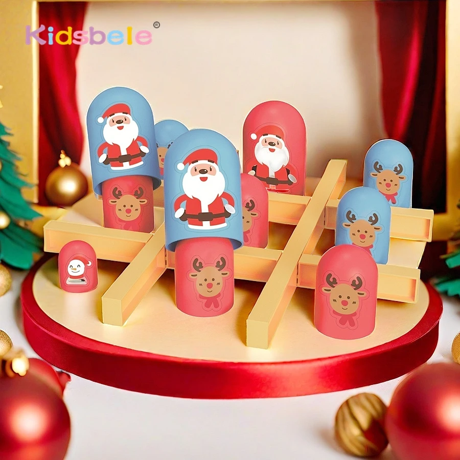 

Table Board Toy Tic Tac Toe Big Eat Small Logical Thinking Training Game Parent-Child Interactive Family Game Kid Christmas Gift