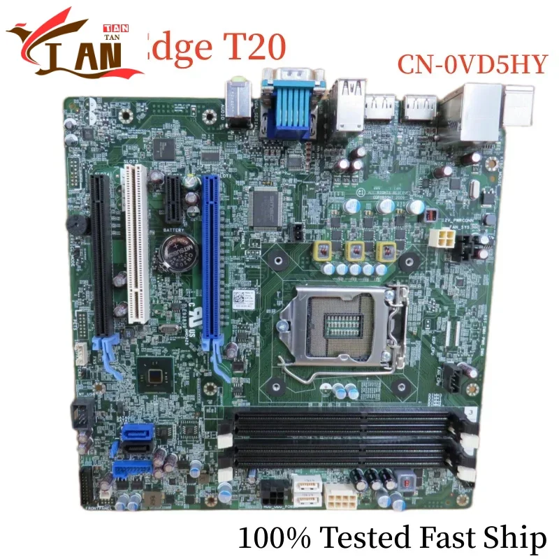

CN-0VD5HY For Dell PowerEdge T20 Motherboard 0VD5HY VD5HY LGA1150 DDR3 Mainboard 100% Tested Fast Ship TT
