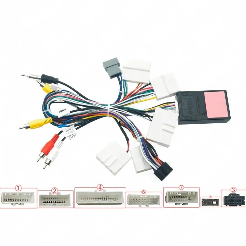 

Car Android Harness Adapter CAN Bus Decoder ACM Head Unit Connector Cable Nissan Teana XV 2011