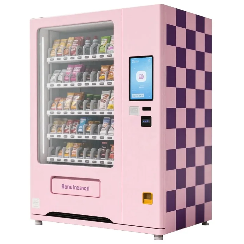 Customized 24 Hours Automatic Beverage Self Vending Machine with Multi-Language Support Vending Machine for Business