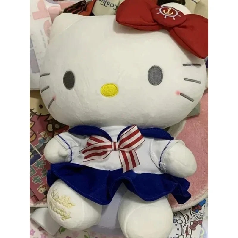 Sanrio Hello Kitty Pluche Poppen Zacht Knuffeldier Plushie Kussen Baby Comfort Speelgoed Cartoon Decor Meisje Kinderen Verjaardag Kerstcadeaus