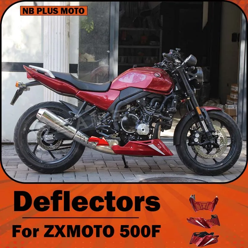 【Premium】For ZXMOTO 500F motorcycle modification lower deflector hood, engine undermount, large surround decorative protective p