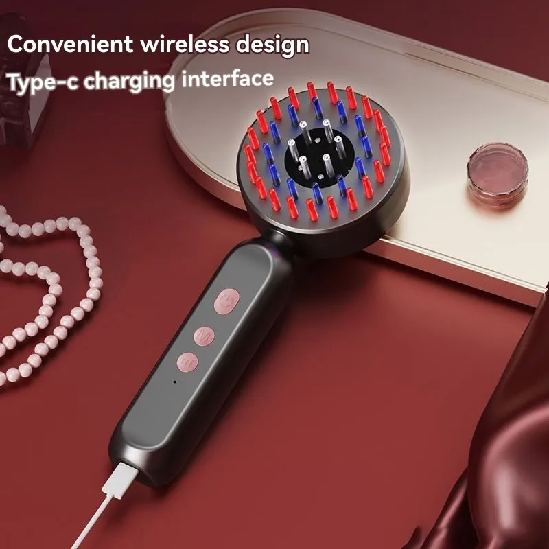 

ABUS-Scalp Massage Comb For Hair Growth-Red Light Therapy& Kneading Function In One For Hair Care Device