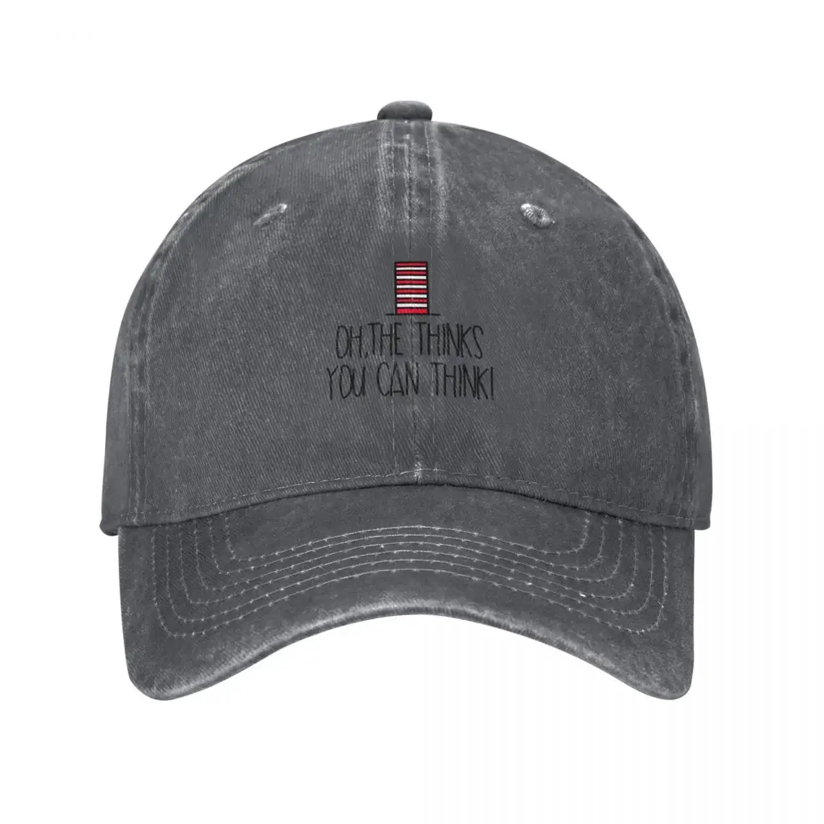 

Oh the thinks you can think suessical seussical the musical broadway Baseball Cap Hip Hop Women Caps Men's