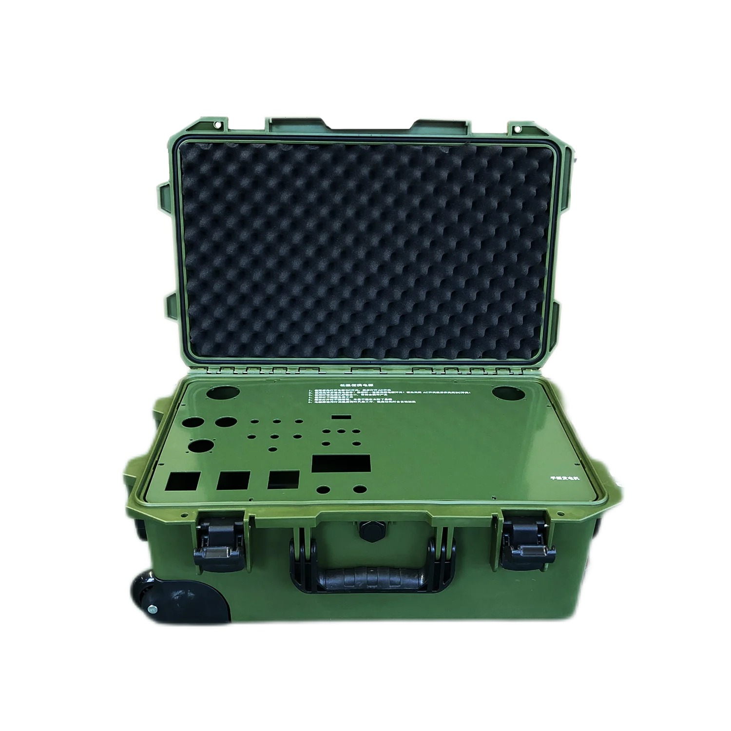 Safety Protection IP67 Hard Plastic Waterproof Shockproof Anti-Dust Green/Black 3-Year Warranty Latch Closure OEM Case