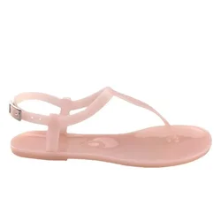 Female Fashion Sandals Outdoor Summer Beach Children Ankle Buckle Strap Flat Shoes PVC Flip Flops Waterproof Lightweight Sandals