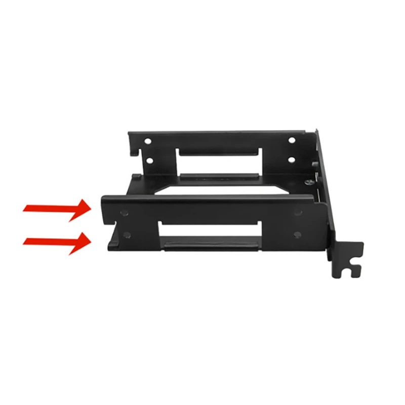 #22A Consumer Electronics,2 x 2.5 Inch HDD / SSD Mounting Bracket,SSD Mounting Bracket for PCI,black