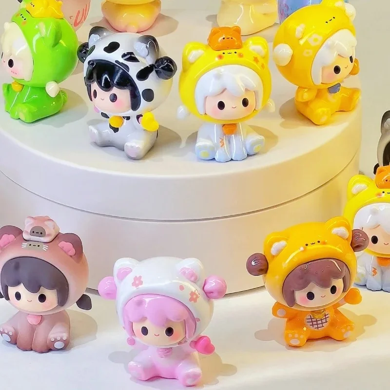 ใหม่ Original UU First Generation น่ารักอนุภาคและลูกแมวน้อย Travel Time กล่องตาบอดตัวเลข Desktop Decor ของขวัญสะสม