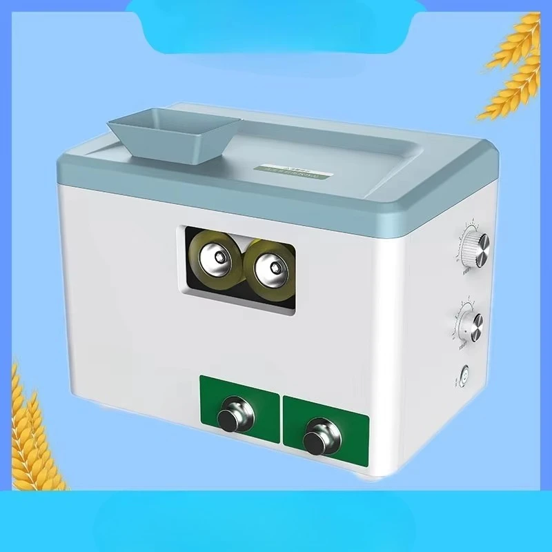 Rice hulling machine, rice hulling roughness equipment, polyurethane rubber roller, low rice crushing rate