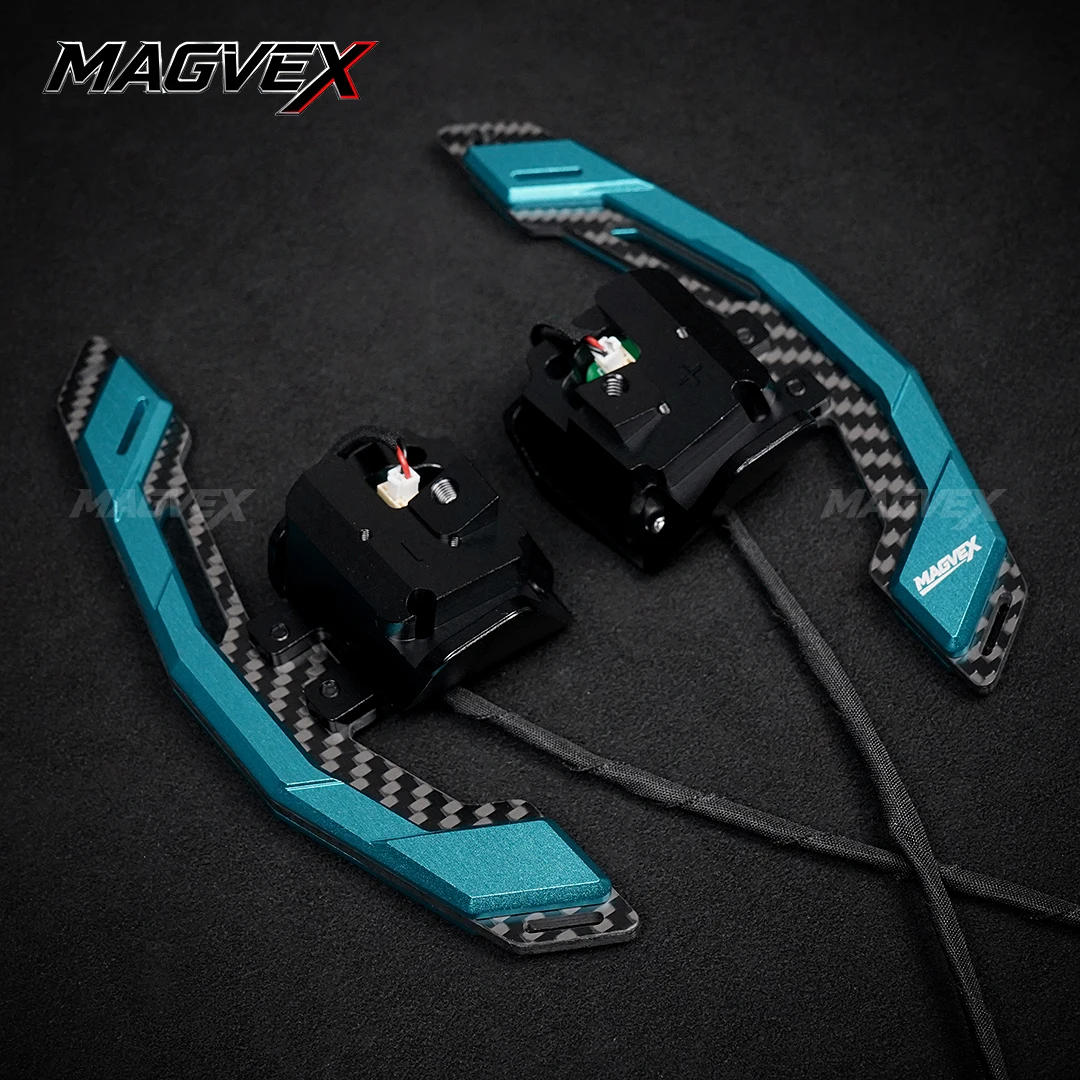 MAGVEX Fif For VW Golf 6 GTI CC MK6 Scirocco Carbon Aluminum Design Magnetic Paddle Shifters New Multi Color Shift Paddles