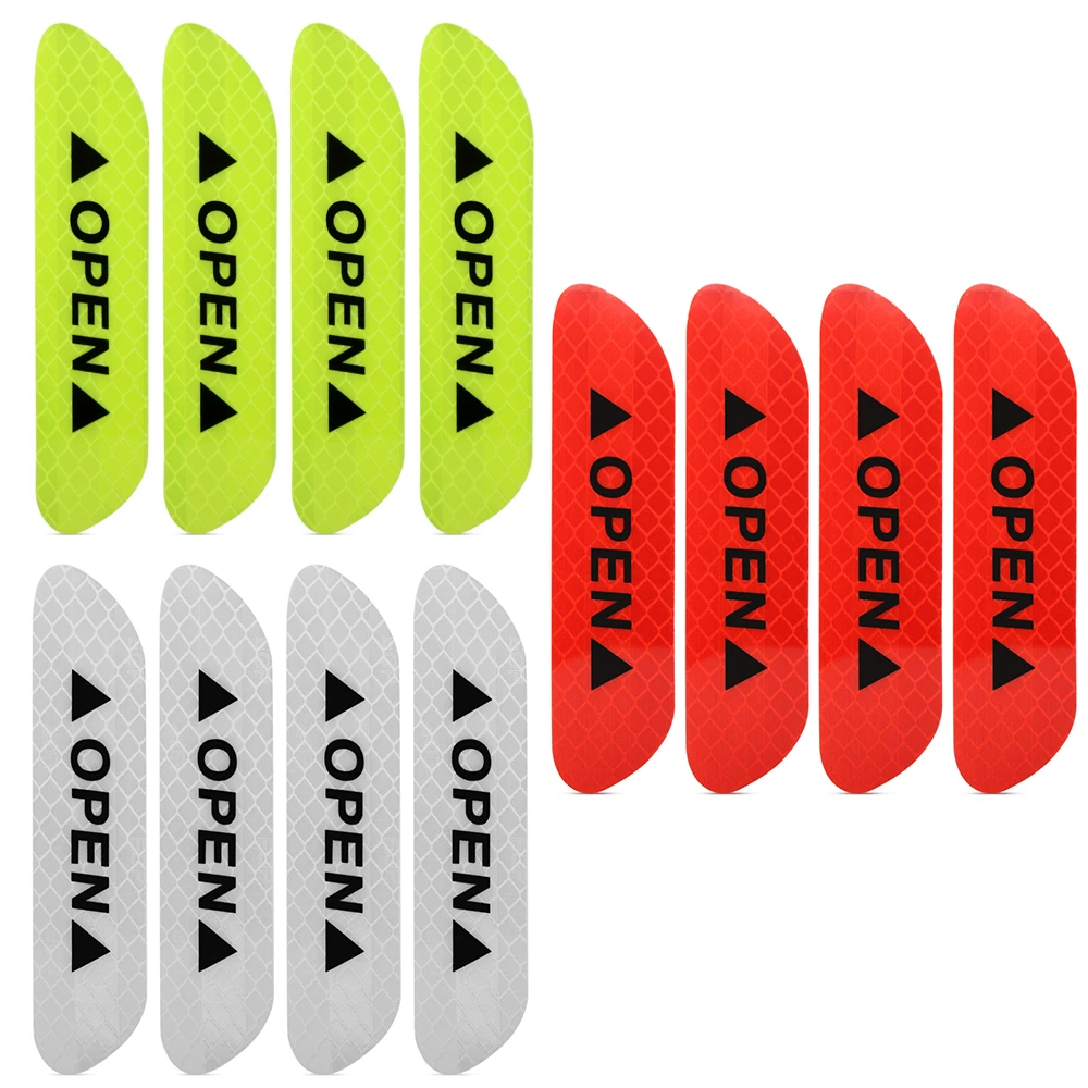 Car Door OPEN Reflective Sticker For kia sportage rio 3 4 sorento picanto niro ceed optima cerato armrest soul k5 forte K2 K3