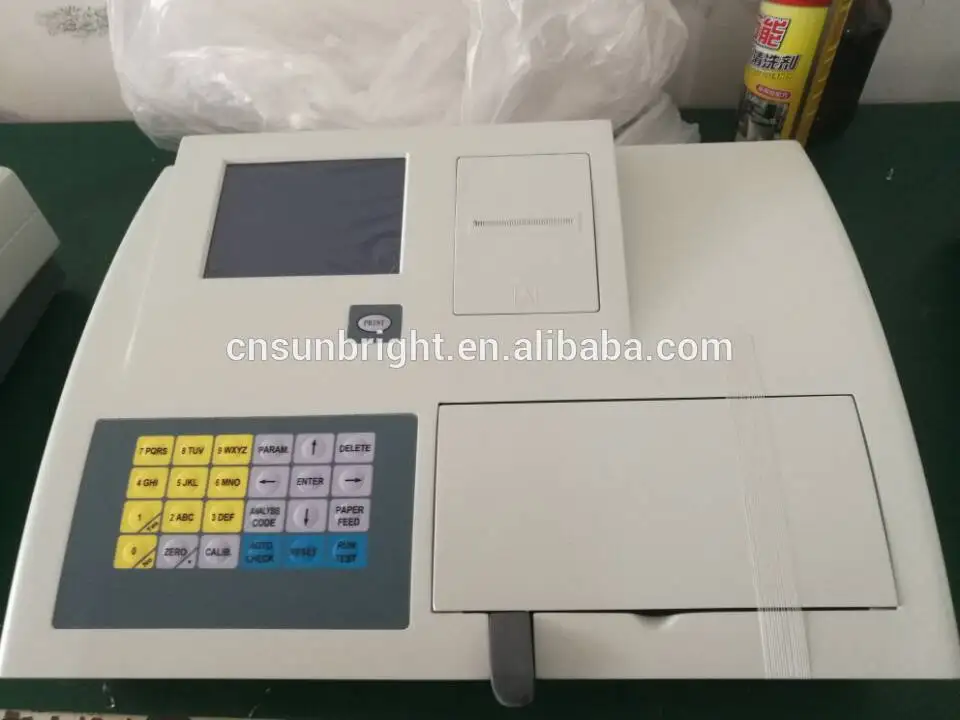 Cheapest Semi-automatic Clinical Blood chemistry analyzer medical liver function test machine