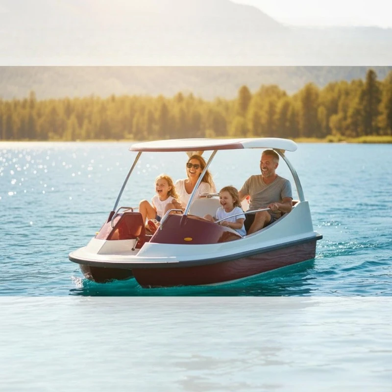 Park pleasure boat Water electric sightseeing boat Pedal boat Scenic entertainment