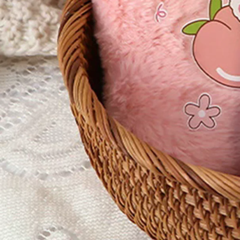 

Cartoon Plush Rabbit Bear Hot Water Bottle Water Filling Velvet Small Portable Student Hand Warmer Cute Warm Water Bag