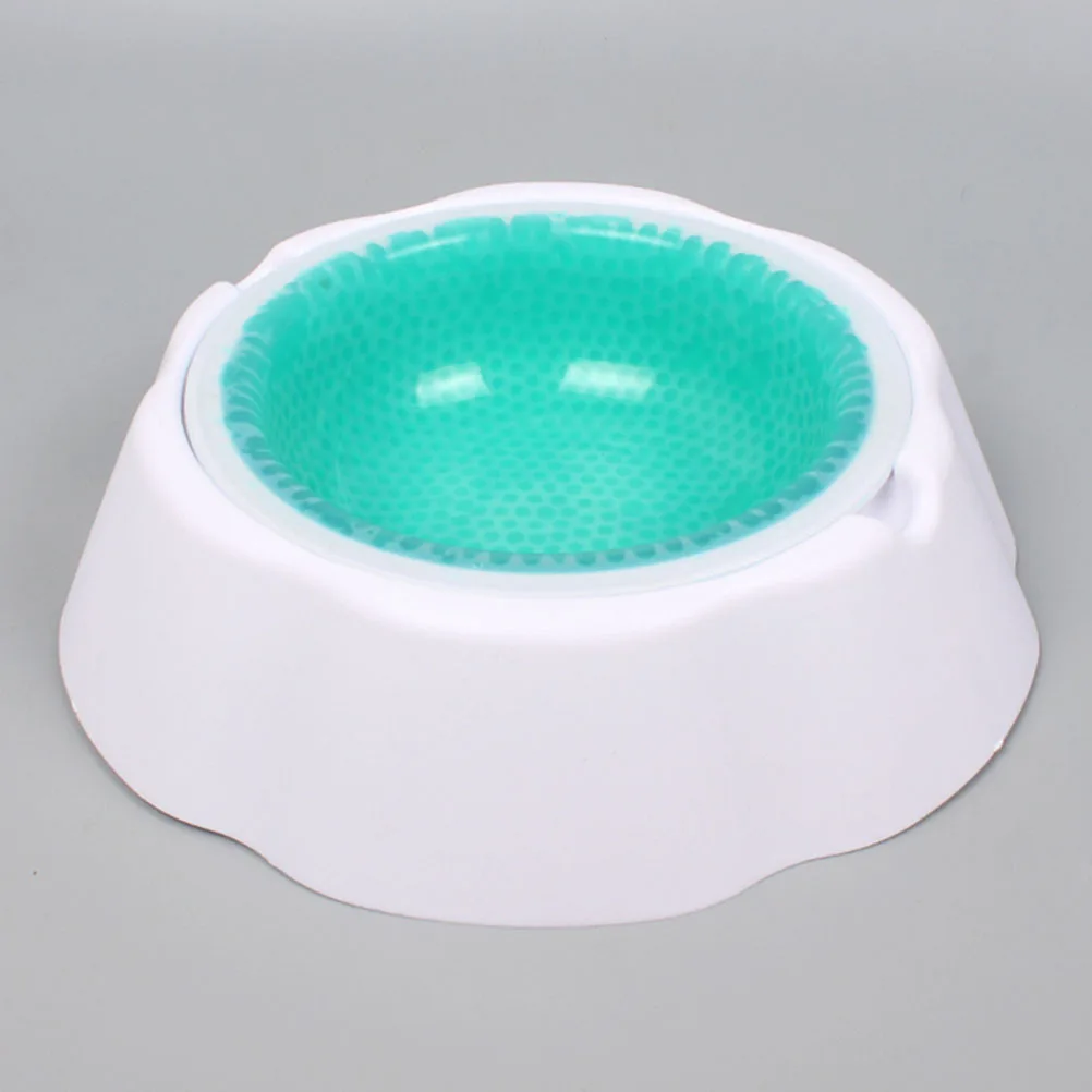 

1pc Pet Cooling Bowl For Cats Dogs Frosty Water Feeder Summer Households Use Insulated Storage Non Spill Drinking Tool
