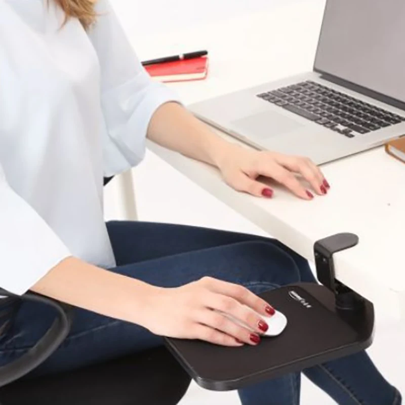 Jincomso Rotatable 360 Degree Fixed Mouse Pad, Mouse Tray Accessory, Wrist Guard Mouse Pad, Computer Hand Stretcher