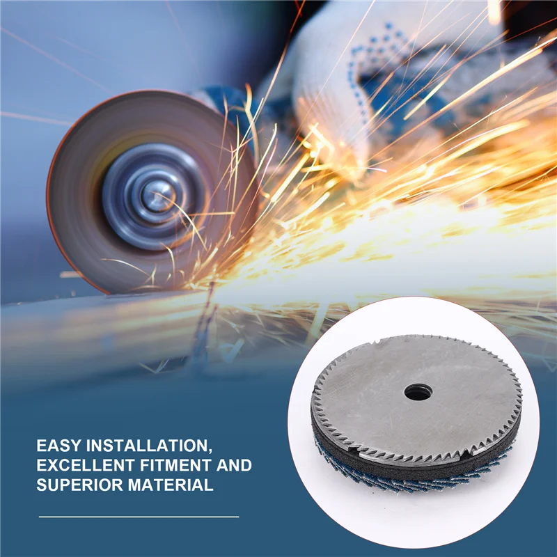 

B-Est 5Pcs 75Mm Cutting Disc For 10Mm Bore Angle Grinder Flat Flap Grinding Wheel Milling Tool