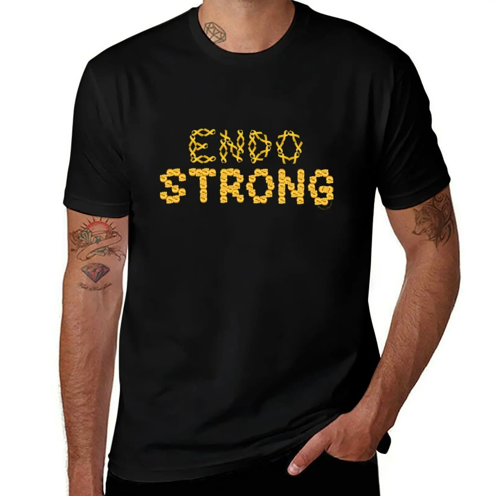 Endo Strong T-Shirt Vintage Style Printed Top T-Shirt