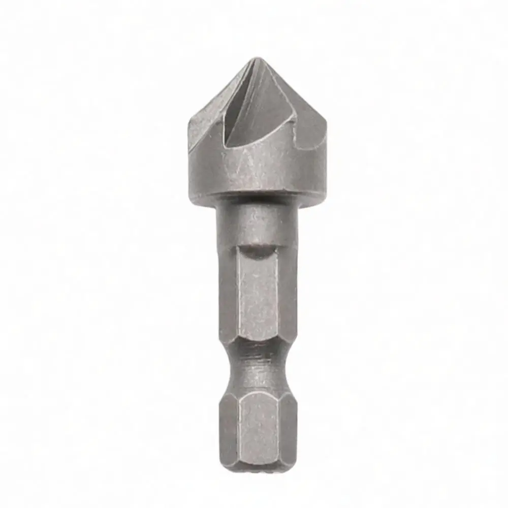 Professional 90 Degree Countersink Drill Bit 6 Flute Chamfering Cutter Woodworking Milling Tool For Clean Hole Deburring