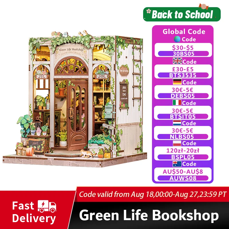 

Cutebee Mini Miniature Dollhouse DIY Small House Kit Making Room Toys Home Bedroom Decorations Wooden Craft Doll houses