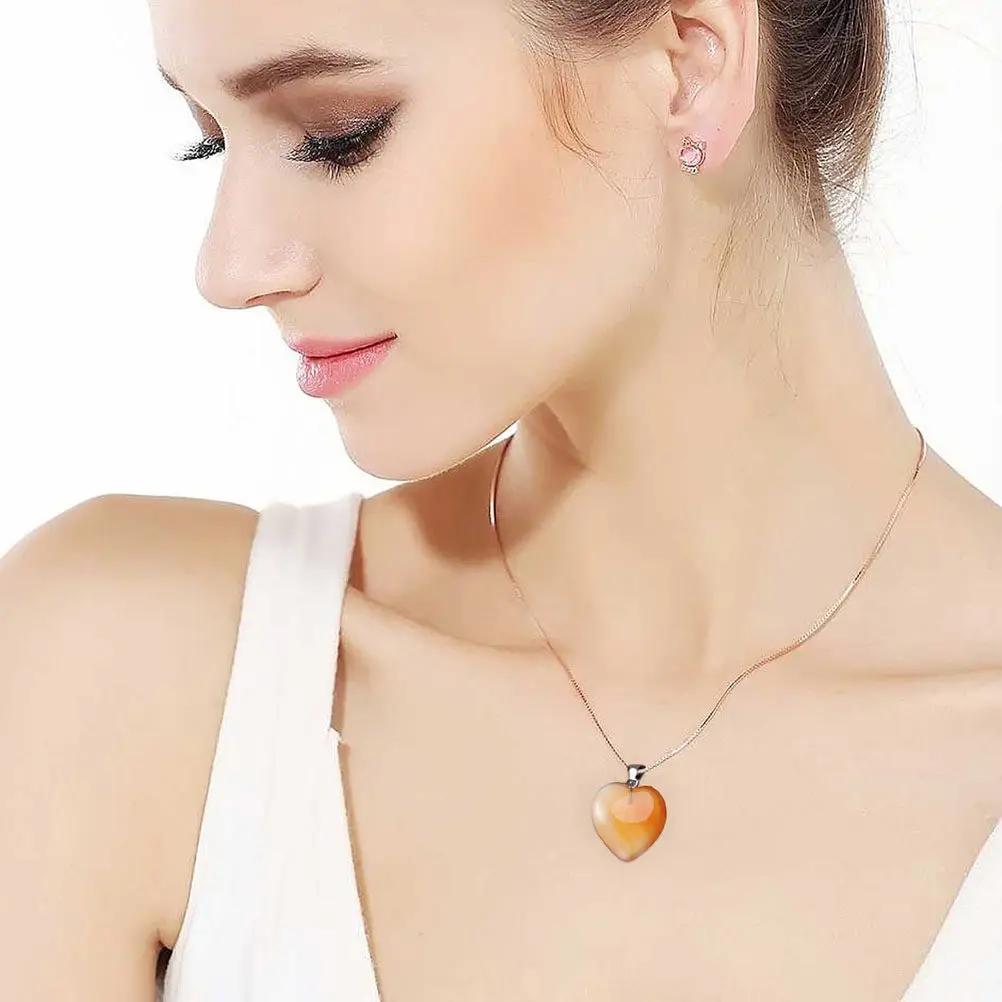 

20 шт. подвесок в форме сердца из натурального камня, материалы для изготовления ювелирных изделий своими руками, высококачественная металлическая оправа, изысканная отделка для ожерелий