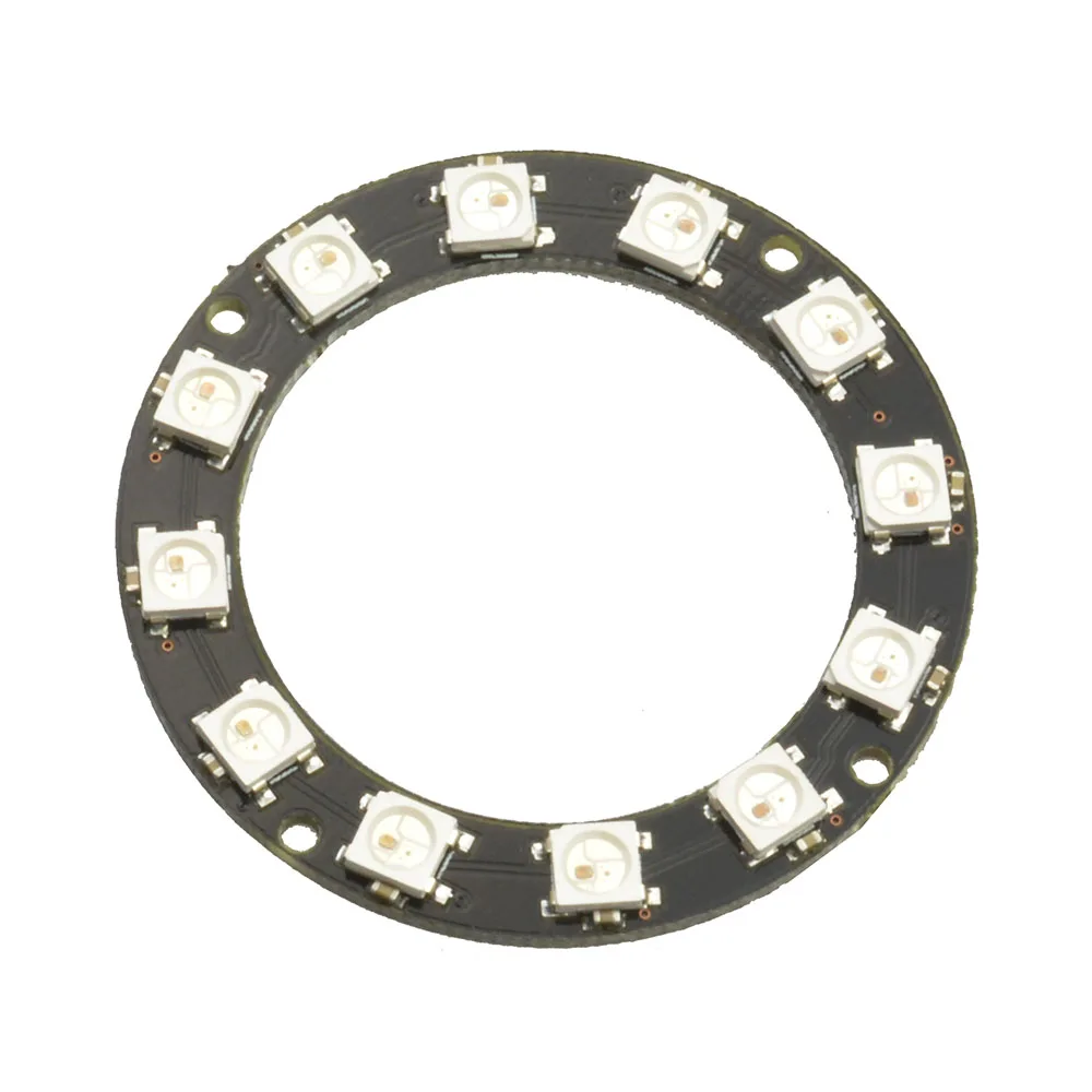 WS2812 module12 Bit 5050 RGB LED full-color built-in driving lights Round LED Ring board Electronic DIY