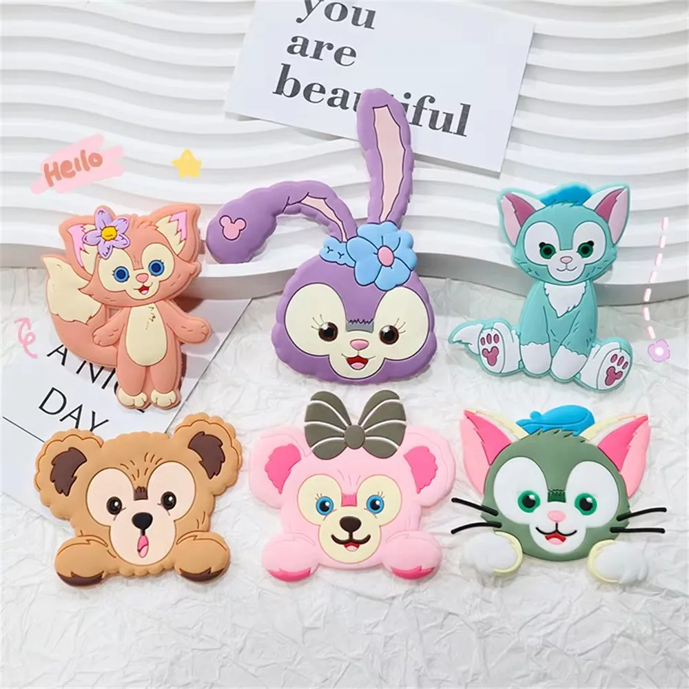 Popular MINISO Disney Cute StellaLou And LinaBell Charm Shoe Accessories Cute PVC Sandal Buckle Children's Gifts