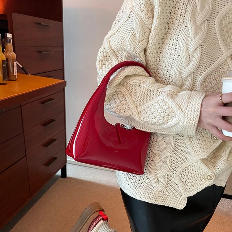 Women's Ita Bag Patent Leather Mini Shoulder Bags Luxury Small Tote Hobo Handbags Designer Zipper Crossbody Wallet Summer New