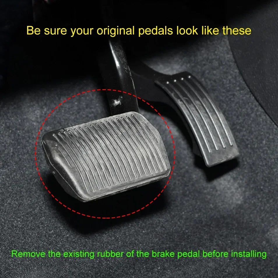 Automatic Steel Brake AND Gas Pedal Covers Kit For Ford Escape Focus Kuga Lincoln MKC 2011-2019