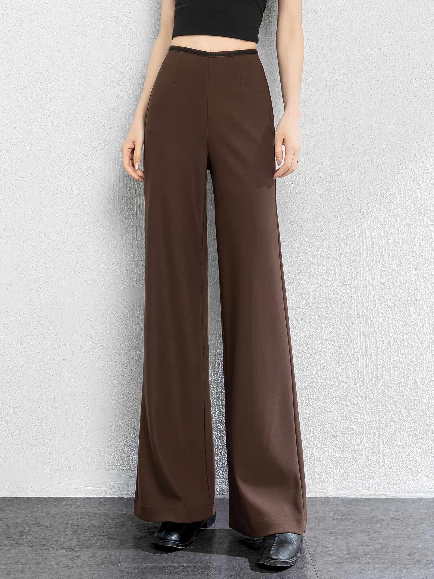 

Женские брюки для йоги с высокой талией и расклешенными штанинами, весна 2026, спортивные повседневные брюки, удлиняющие ноги, утягивающие, высокоэластичные, повседневные