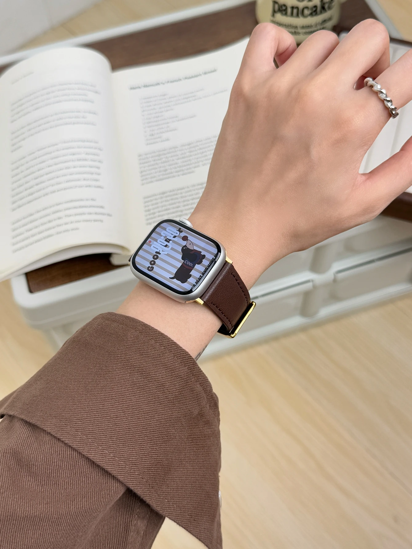 Leder-Schlaufenarmband für Apple Watch Serie Ultra 11/10/9/8/7/6/5/4/3/2/1 SE 38mm 40mm 41mm 42mm 44mm 45mm 46mm 49mm Armband – Detail 4