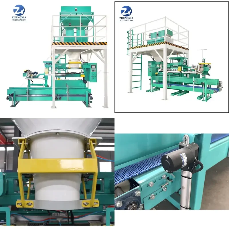 2026 CE 20kg 25kg 50kg Animal Feed for Dog Cow Food Bagging Packing Machine Packaging and Sealer Machine for Rice Seed
