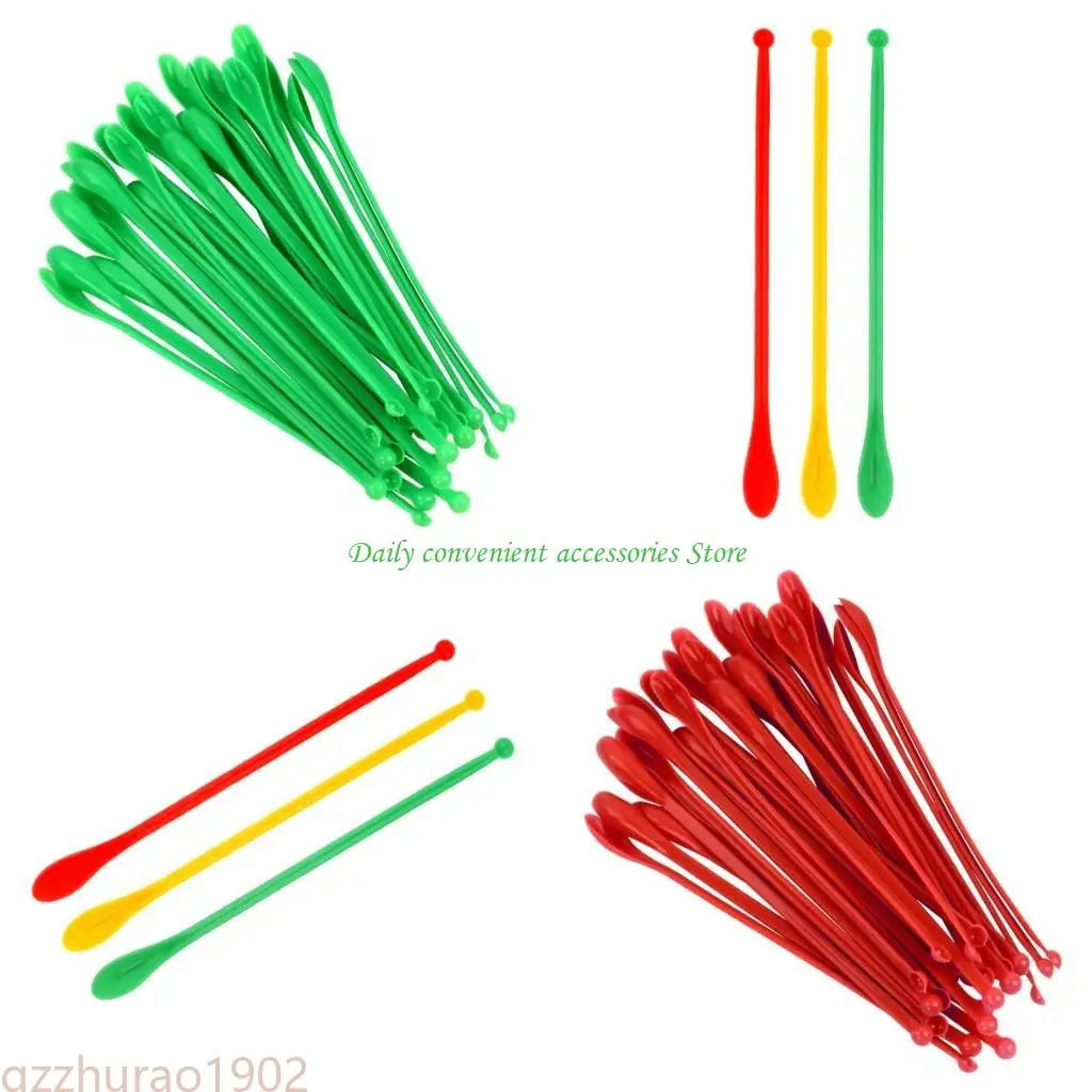 

97qb 50pcs двойной лабораторный лопаточный шпатель.